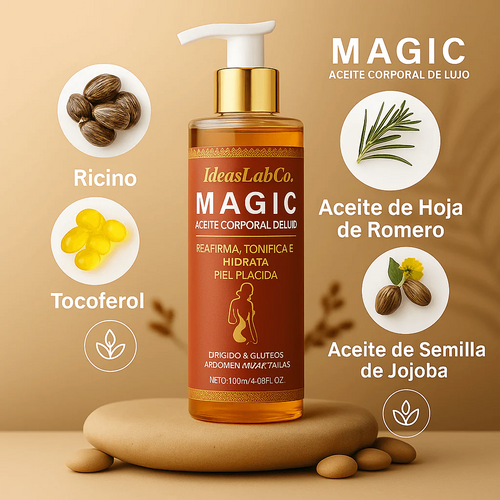 Aceite Corporal Magic™-100 ml: Elimina Celulitis, estrías e imperfecciones